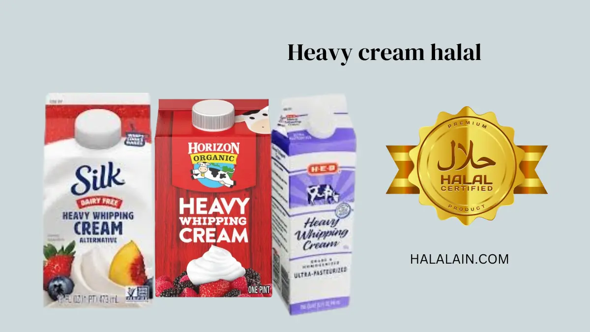 Heavy cream halal